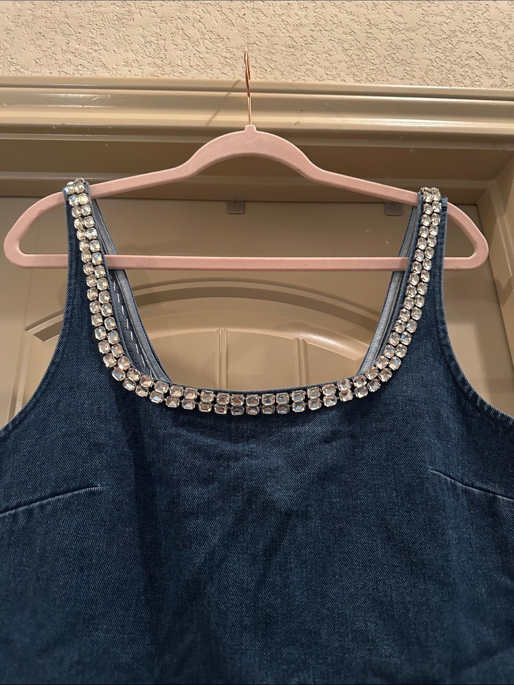 Denim & Sparkle Dress - Picture 4 of 8